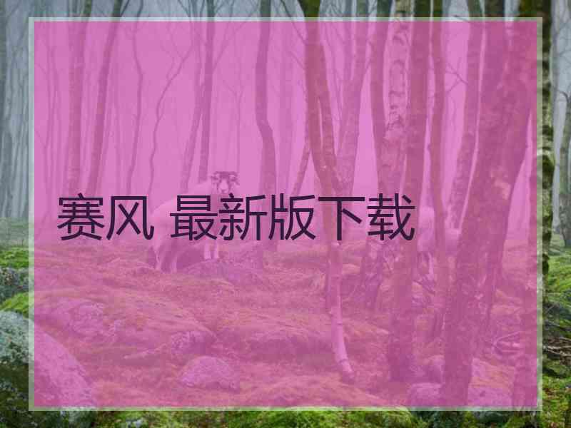 赛风 最新版下载